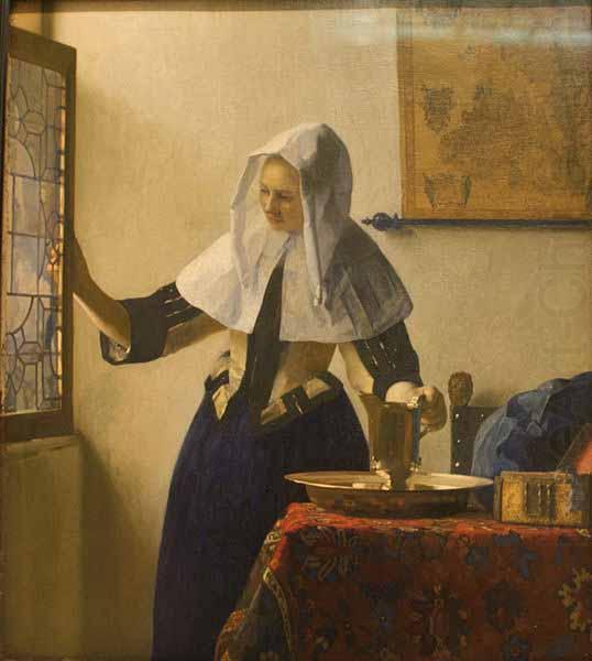 Johannes Vermeer Young Woman with a Water Pitcher china oil painting image